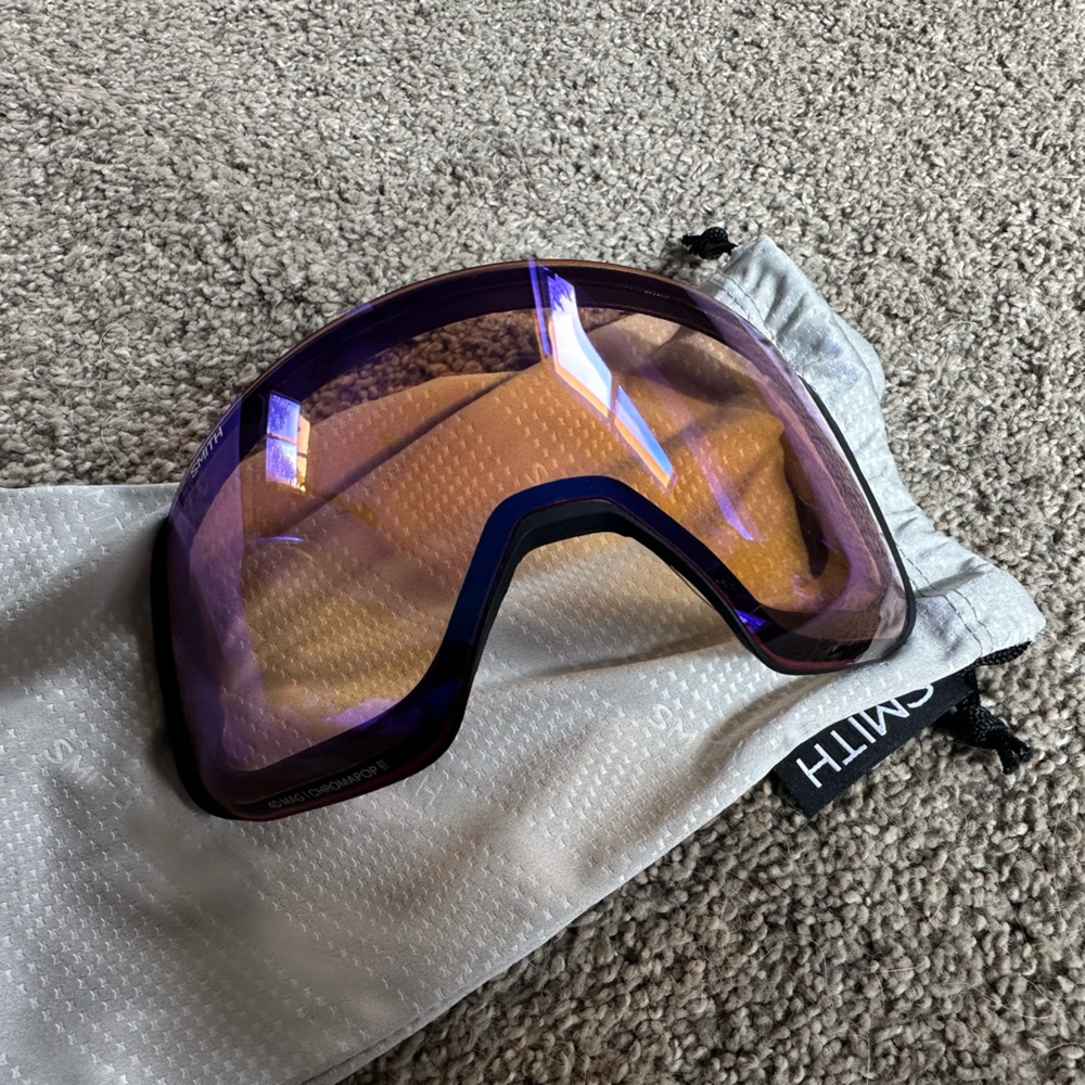 NWOT SMITH Chromapop Storm Blue Sensor Mirror Lens for 4D Mag Goggles